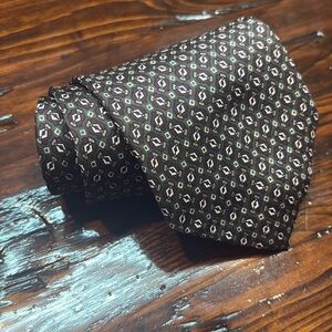 Stackpole Moore Tryon Mens Vintage Silk Neck Tie –‎ Geometric Squares